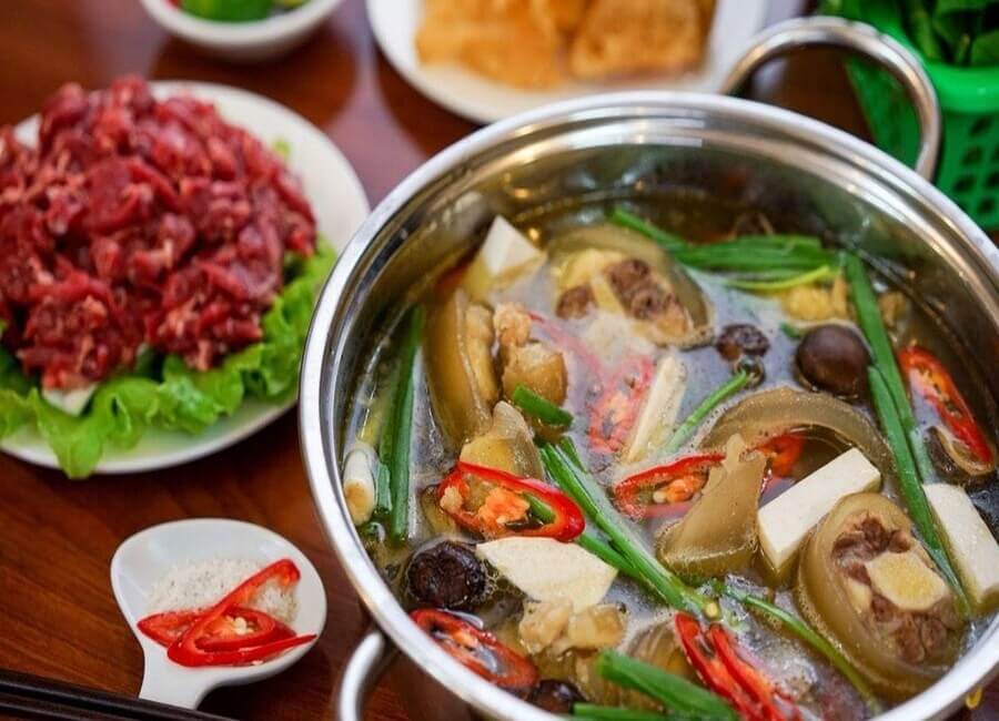 Lẩu bò Hà Nội ơ Ninh Thuận