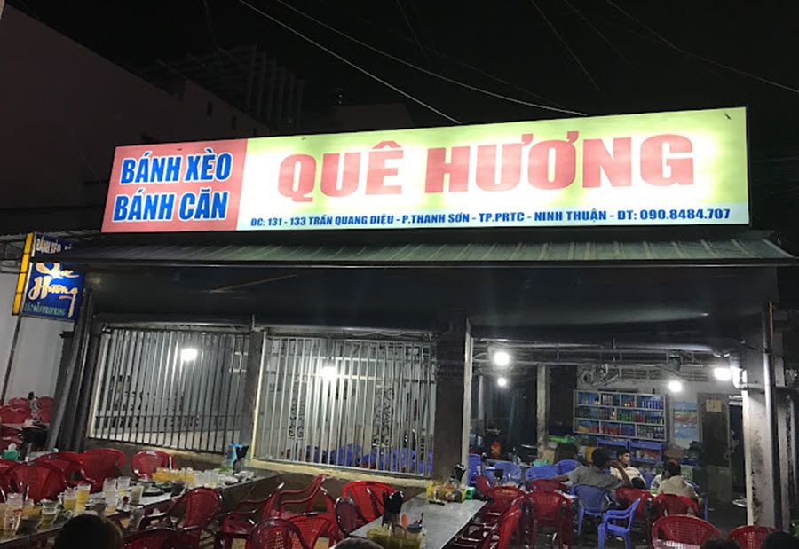 Quán bánh xèo, bánh căn Quê Hương ở Phan Rang