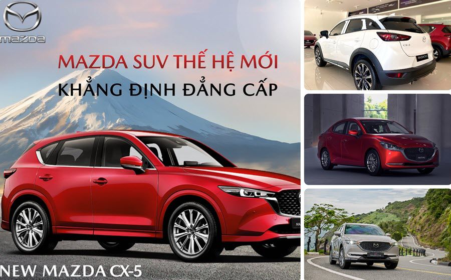 Các dòng xe tại Showroom MAZDA Phan Rang - Ninh Thuận