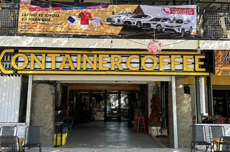 Quán Container Coffee ở Ninh Thuận