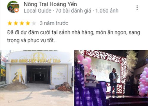 Ý kiến nhận xét của khách hàng về nhà hàng Lệ Tâm - Ninh Thuận