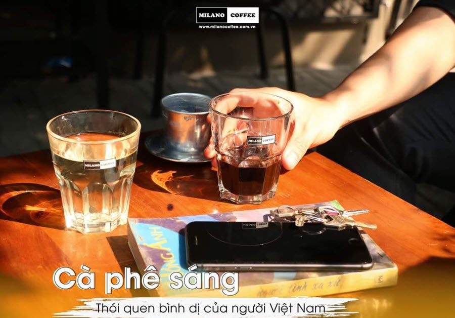 Tách cafe thơm ngon, đậm vị tại quán Milano Coffee - Ninh Thuận