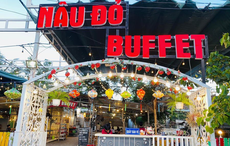 Nâu Đỏ Buffet – Món ngon, không gian đẹp và dịch vụ tuyệt vời