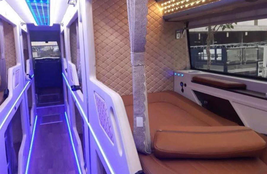 Xe giường nằm Limousine 22 phòng của nhà xe Hà Linh