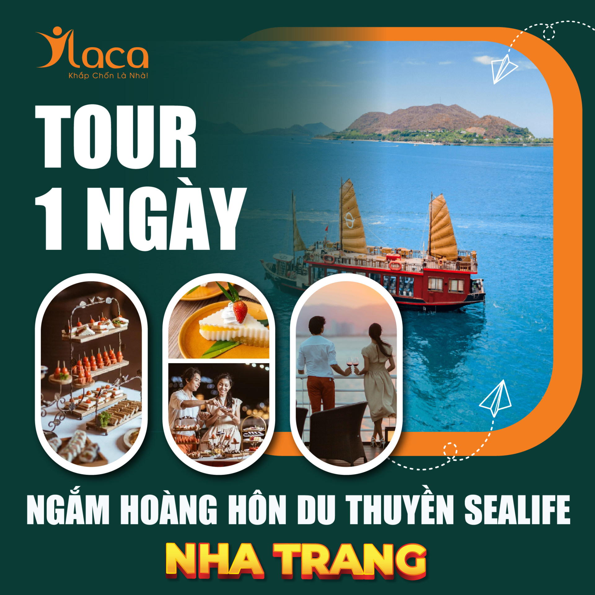 Tour Ngắm Hoàng Hôn Du Thuyền Sealife [Cao Cấp]