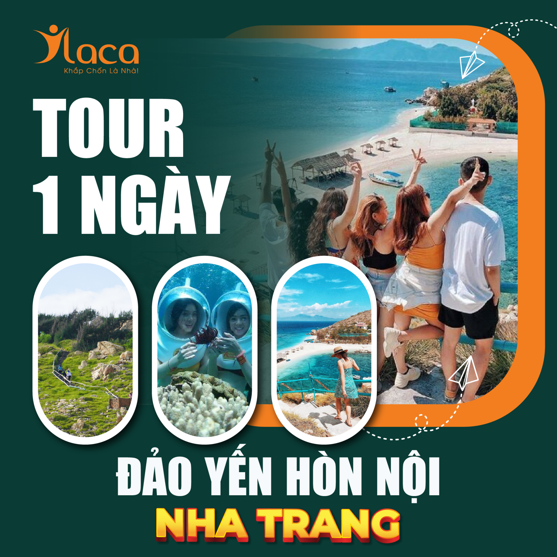 Tour Đảo Yến Hòn Nội Nha Trang 1 Ngày [Trọn Gói – Chất Lượng]