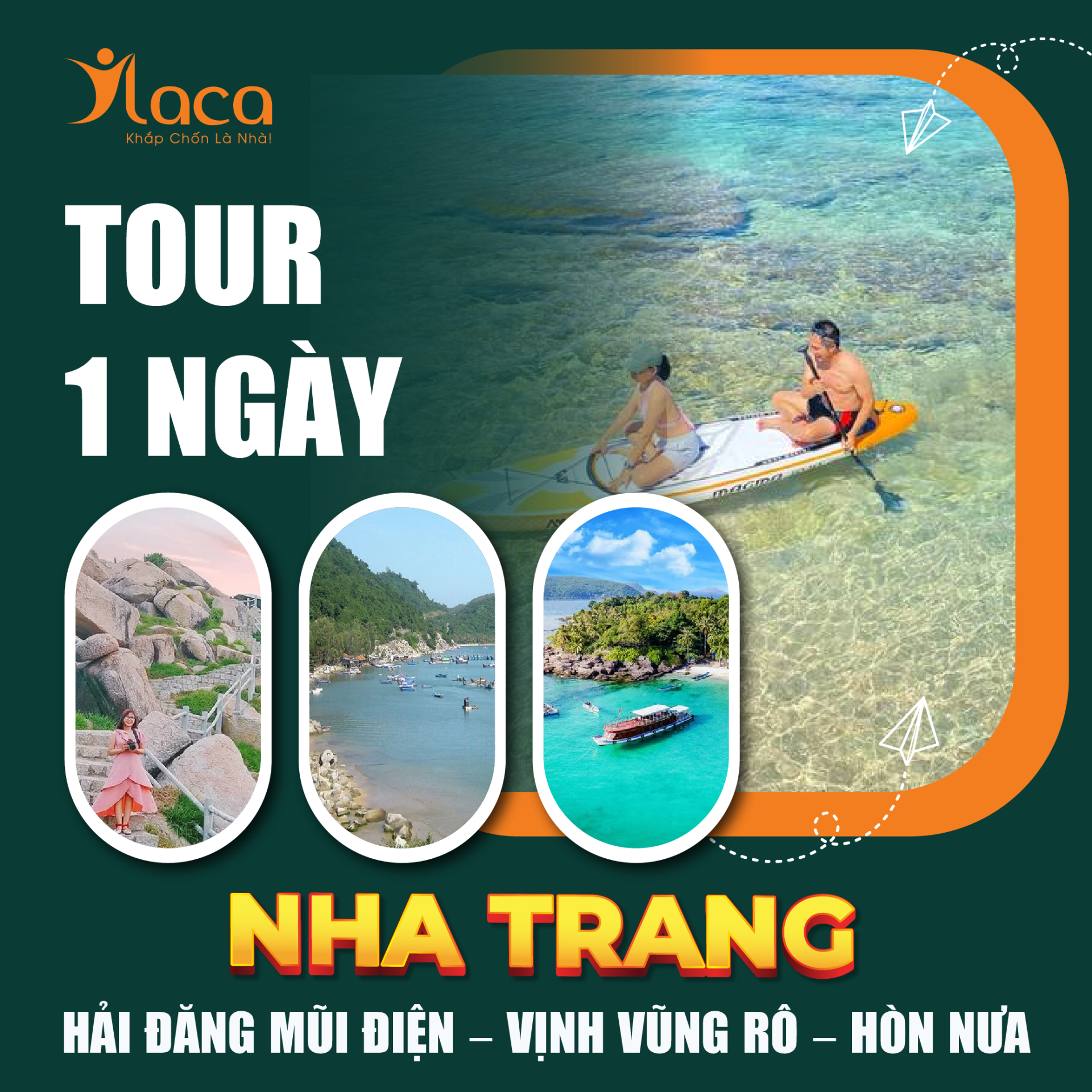 Tour Hải đăng Mũi Điện – Vịnh Vũng Rô – Hòn Nưa 1 ngày