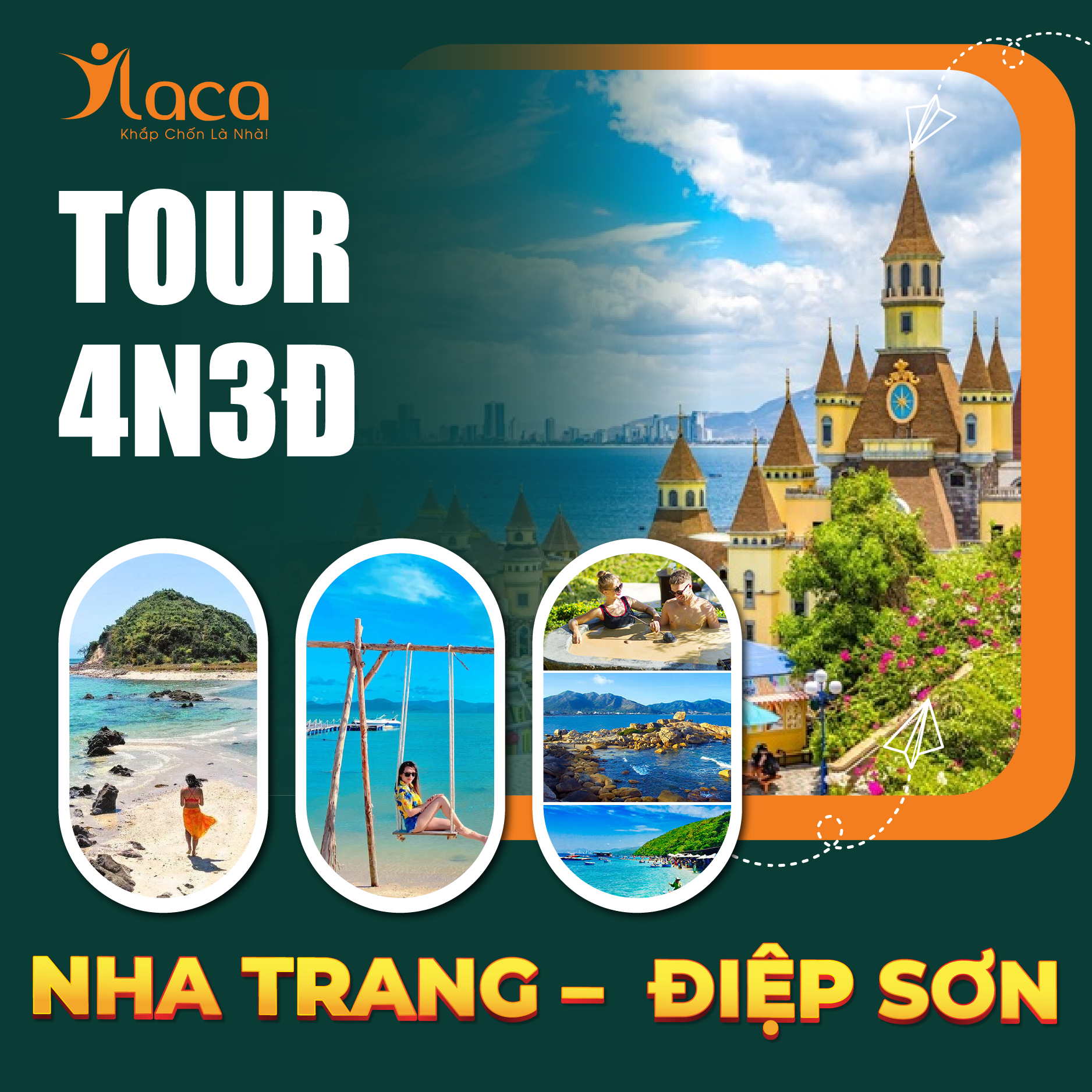 Tour Nha Trang –  Điệp Sơn 4 Ngày 3 Đêm