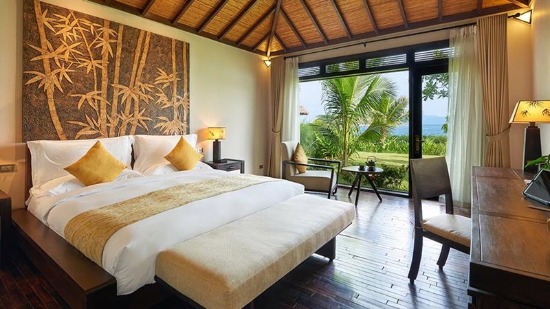 Amiana resort nằm trên một hòn đảo xinh đẹp