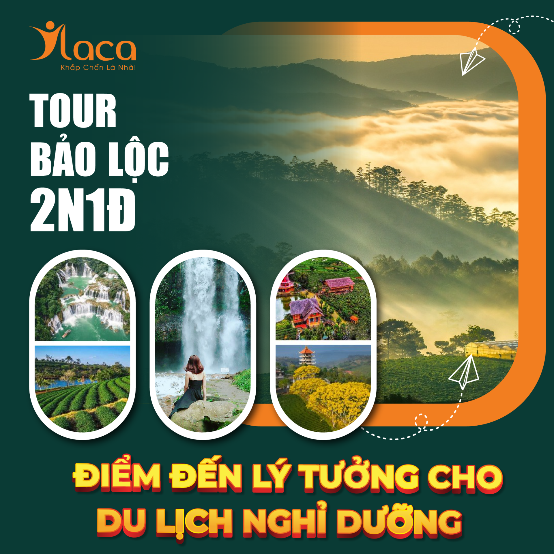 TOUR BẢO LỘC – ĐIỂM ĐẾN LÝ TƯỞNG CHO DU LỊCH NGHỈ DƯỠNG 2 NGÀY 1 ĐÊM