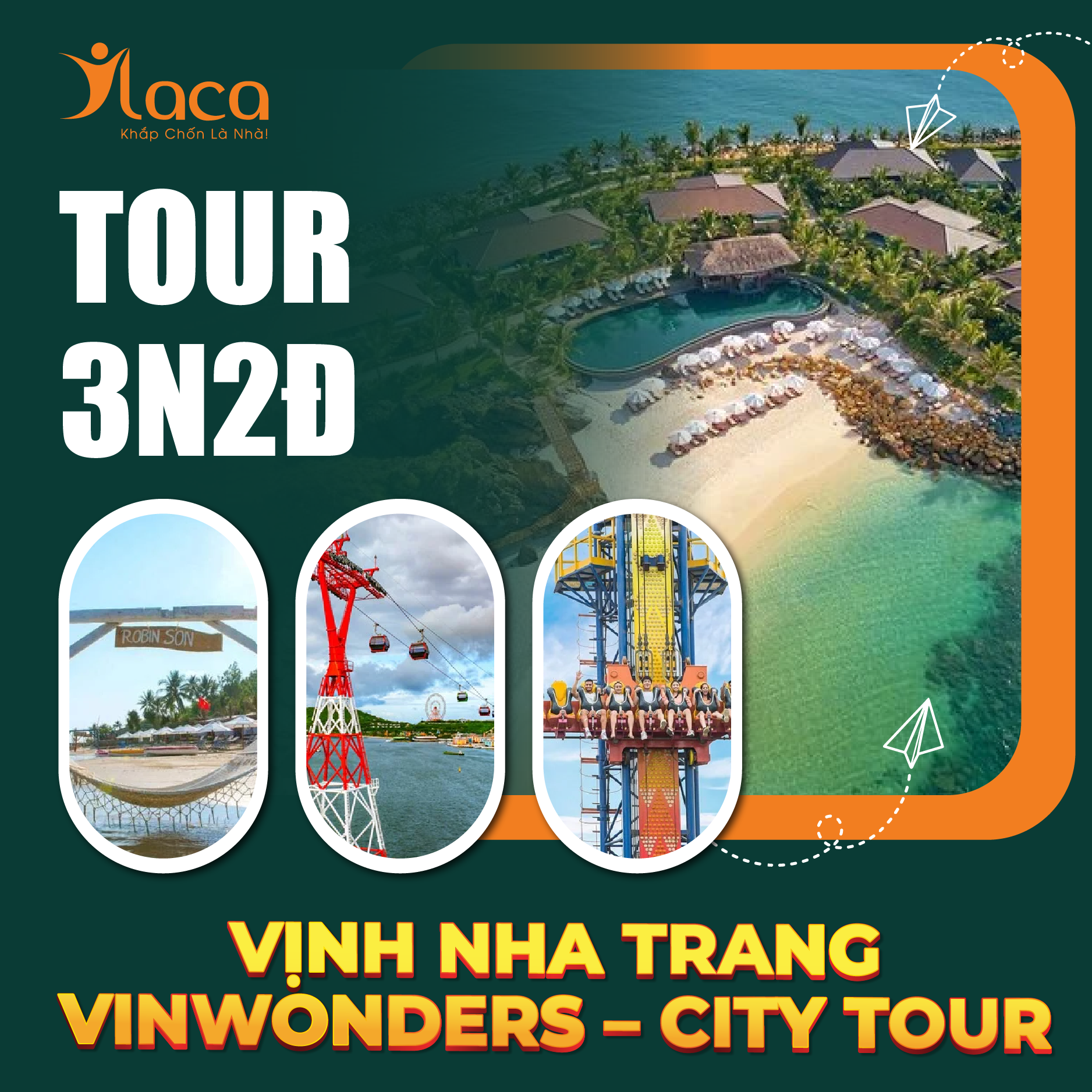 TOUR VỊNH NHA TRANG – VINWONDERS – CITY TOUR NHA TRANG 3 NGÀY 2 ĐÊM