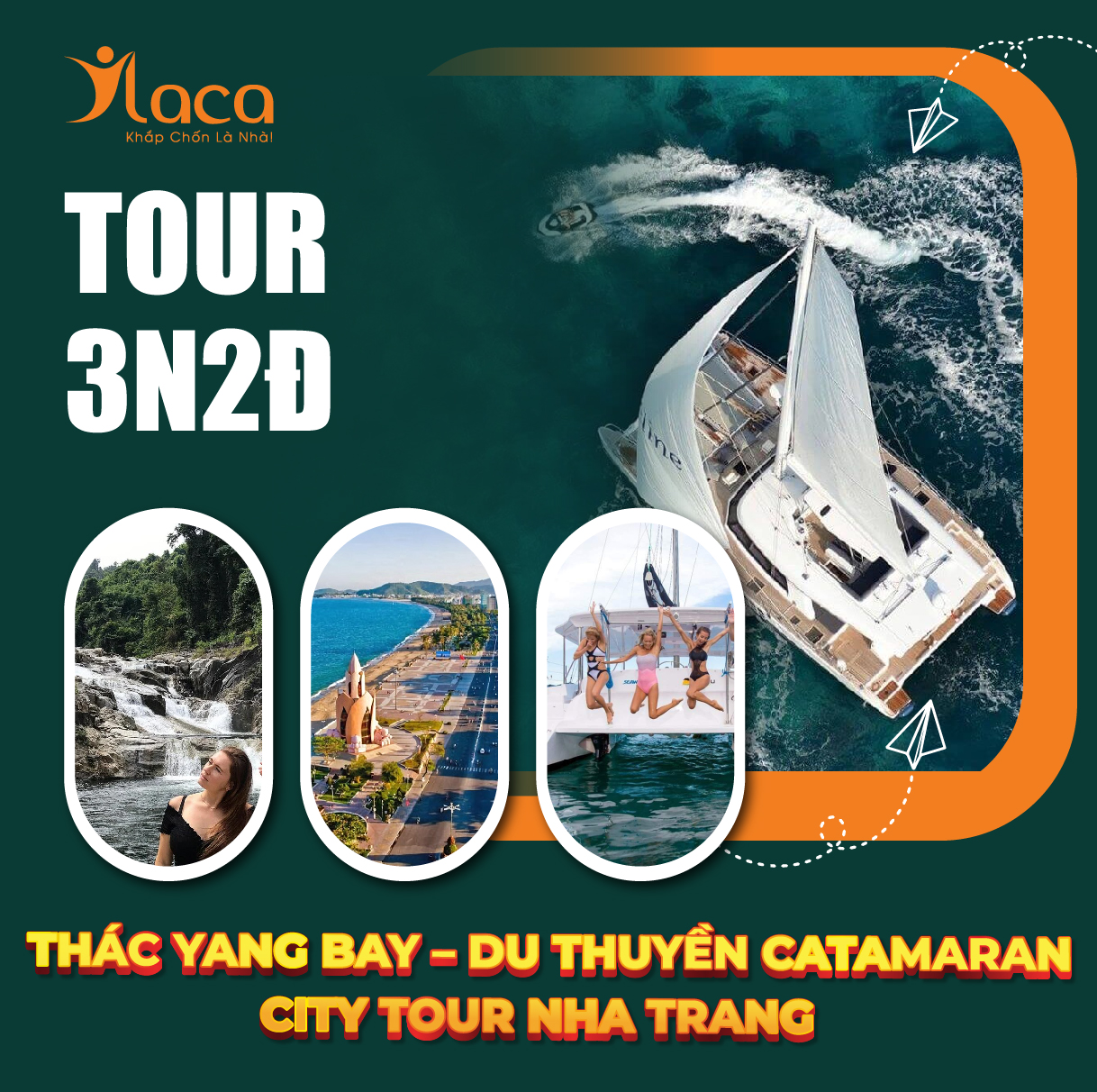 TOUR THÁC YANG BAY – DU THUYỀN CATAMARAN – CITY TOUR NHA TRANG 3N2Đ