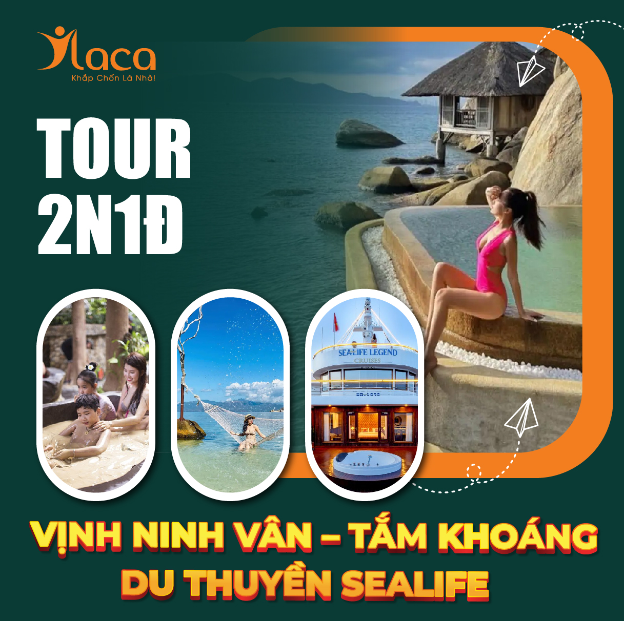 TOUR VỊNH NINH VÂN – TẮM KHOÁNG – DU THUYỀN SEALIFE NHA TRANG 2N1Đ