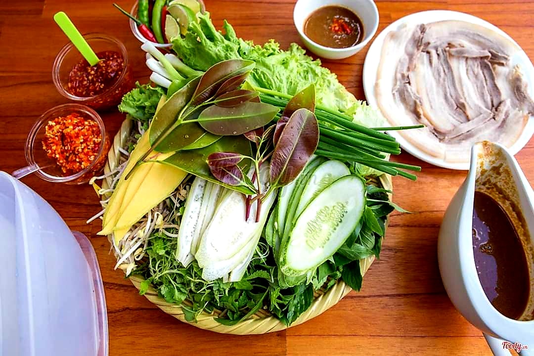 Thịt heo bánh tráng Đà Nẵng