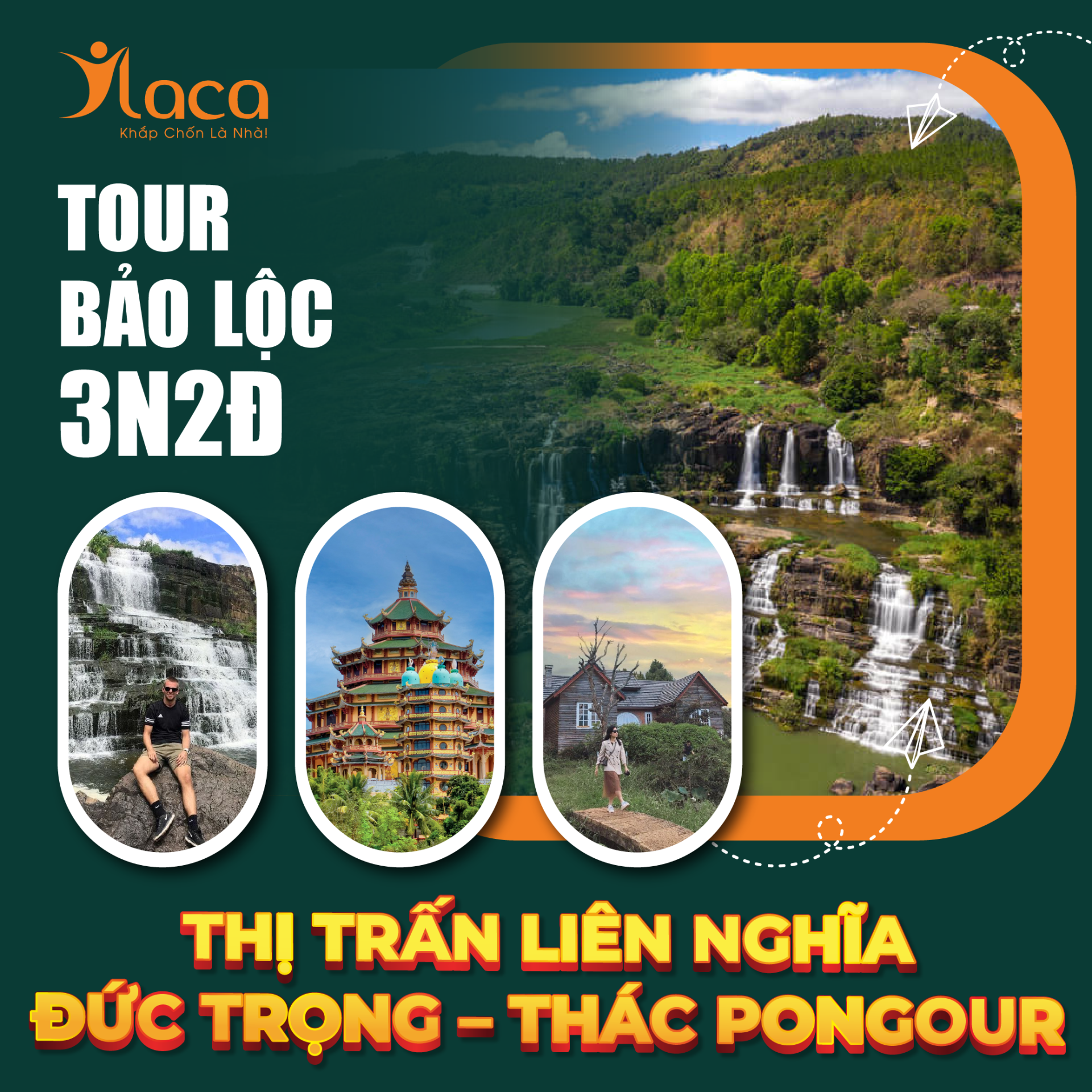 Tour Bảo Lộc 3 ngày 2 đêm: THỊ TRẤN LIÊN NGHĨA – ĐỨC TRỌNG – THÁC PONGOUR