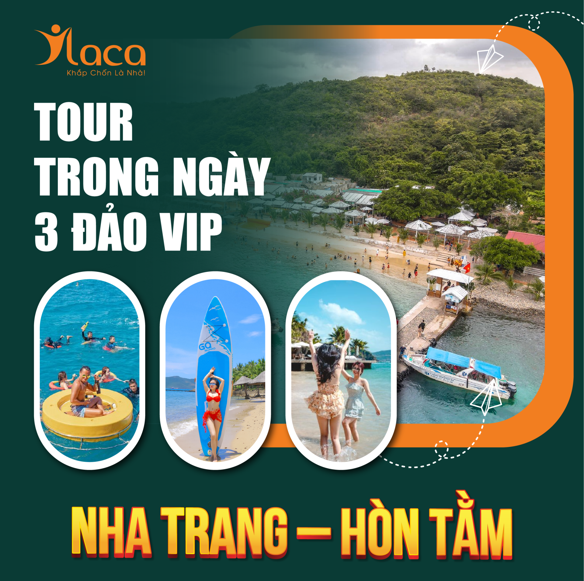 Tour 3 Đảo VIP Trong Ngày: Nha Trang – Hòn Tằm