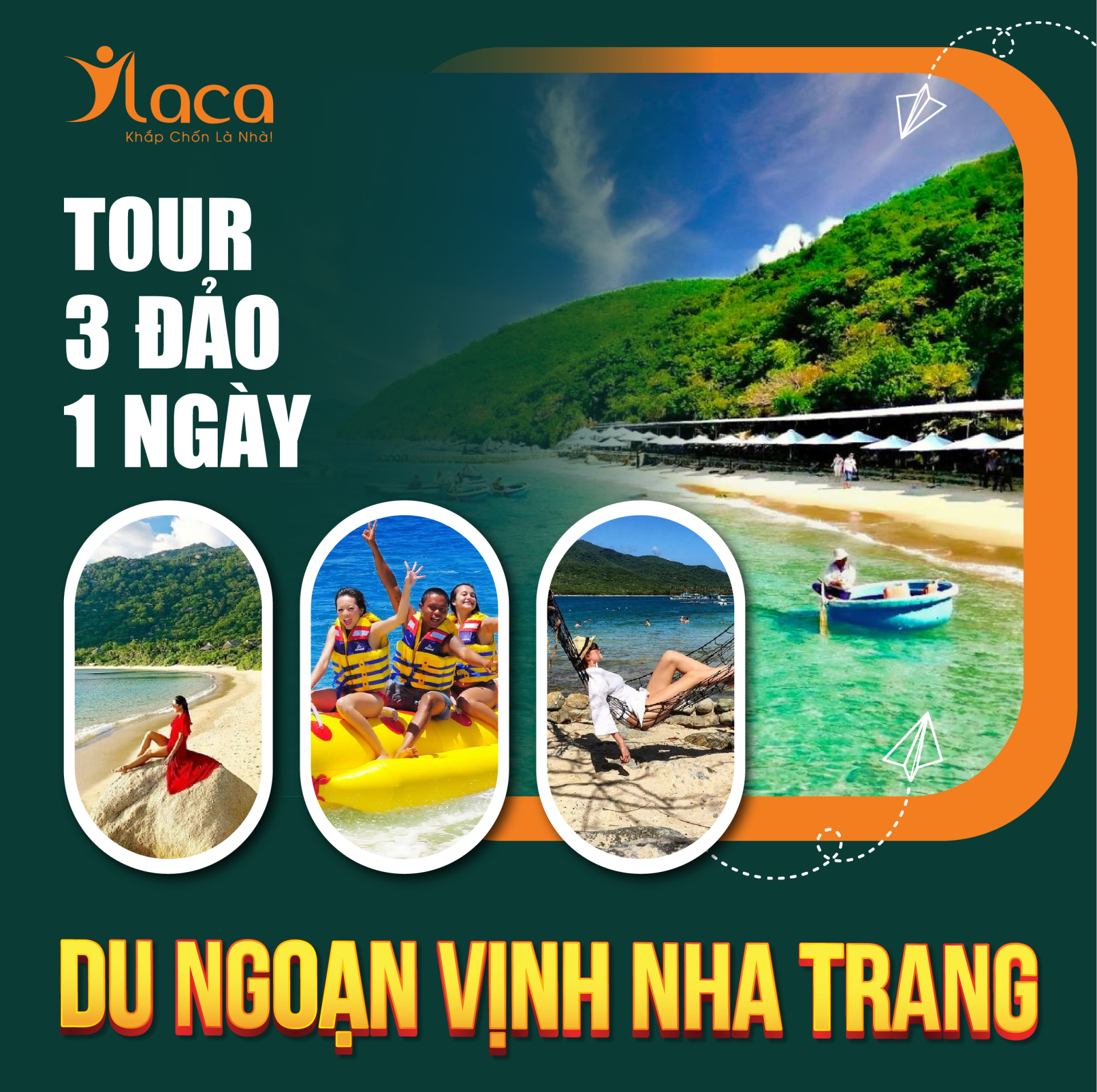 Tour 3 Đảo Nha Trang 1 Ngày: Du Ngoạn Vịnh Nha Trang