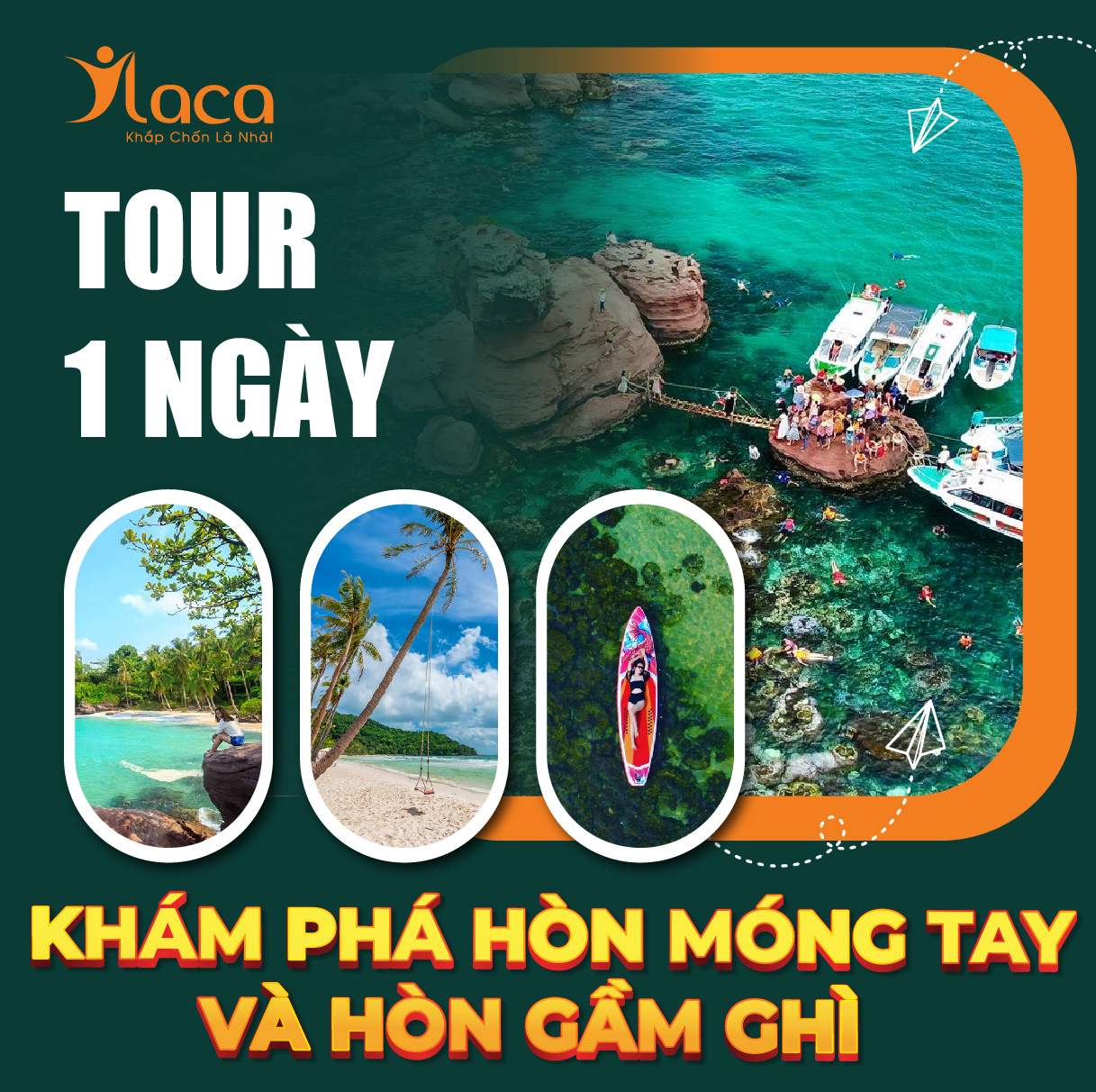 Tour Phú Quốc 1 Ngày Khám Phá Hòn Móng Tay Và Hòn Gầm Ghì