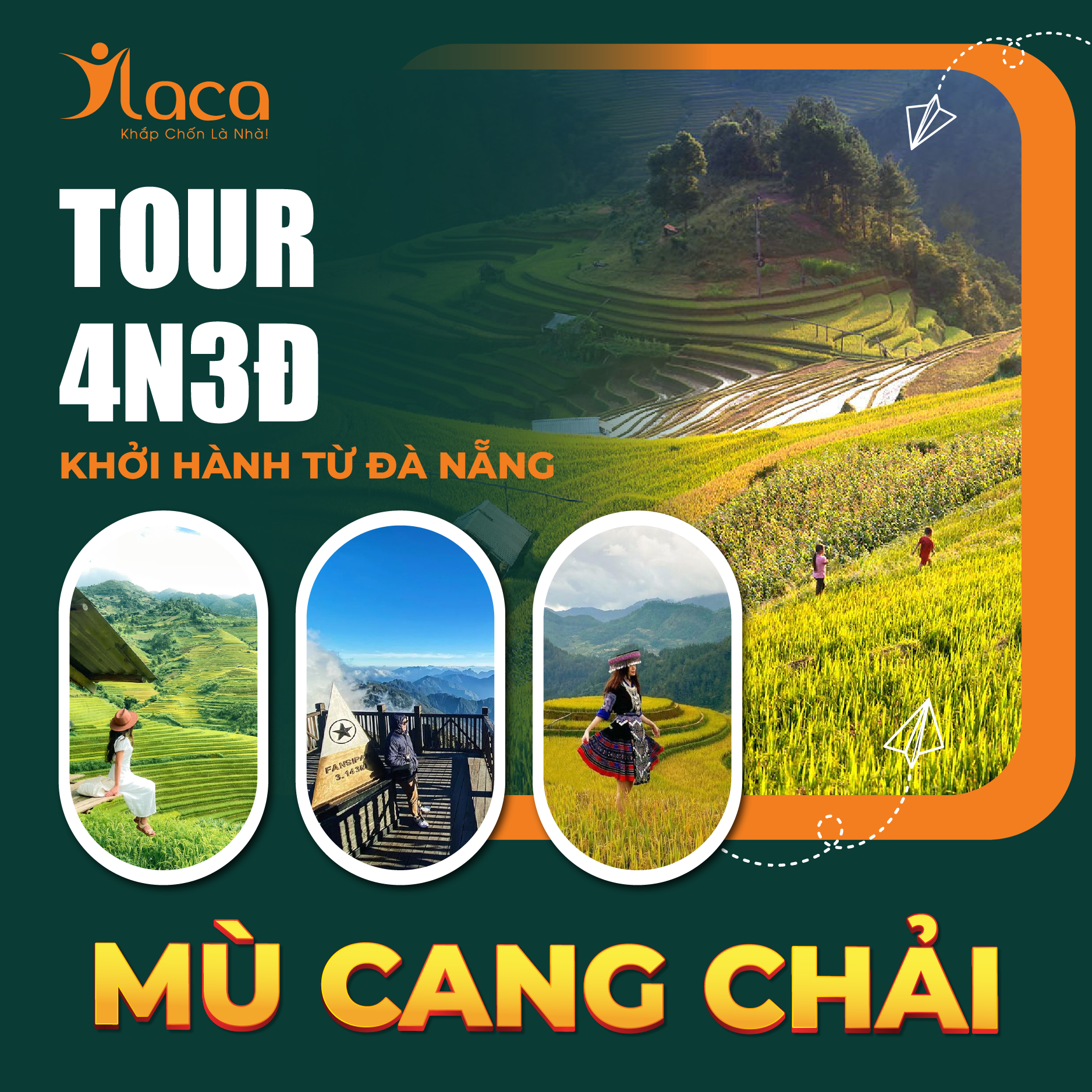 Tour Mù Cang Chải 4 Ngày 3 Đêm Khởi Hành Từ Đà Nẵng