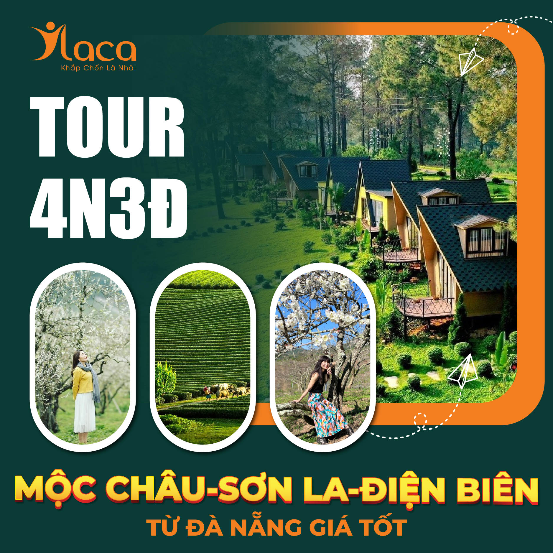 Tour Mộc Châu Sơn La Điện Biên 4 Ngày 3 Đêm Từ Đà Nẵng Giá Tốt