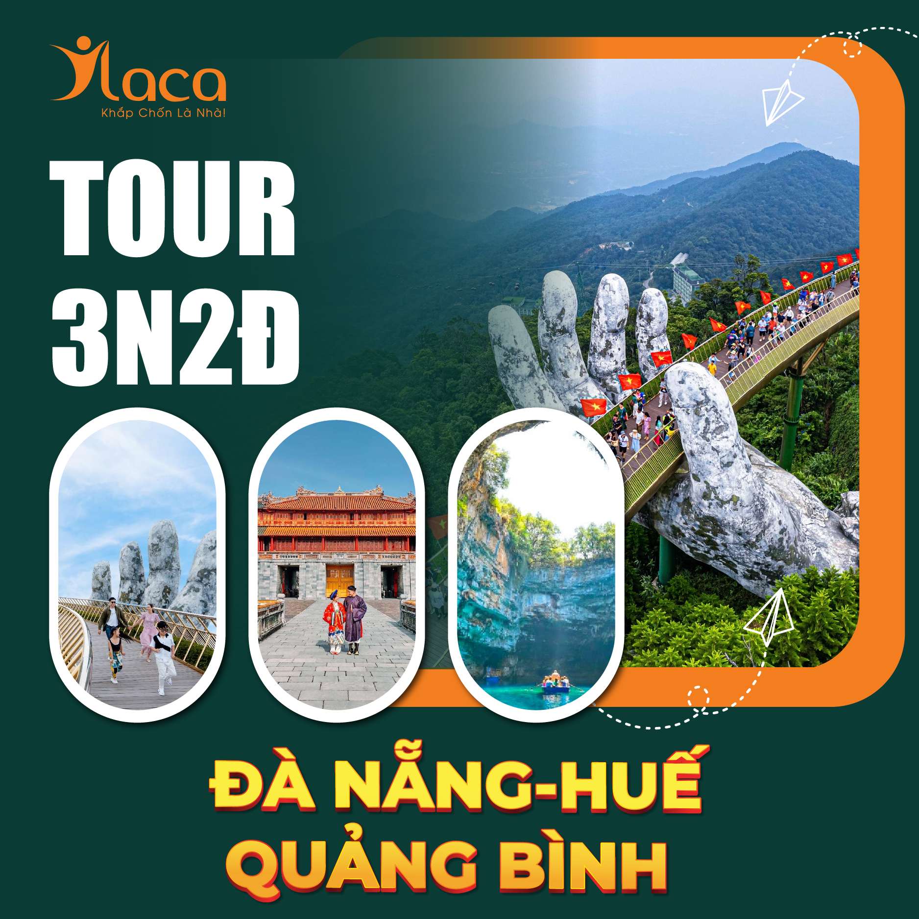 Tour Đà Nẵng Huế Quảng Bình 3 Ngày 2 Đêm