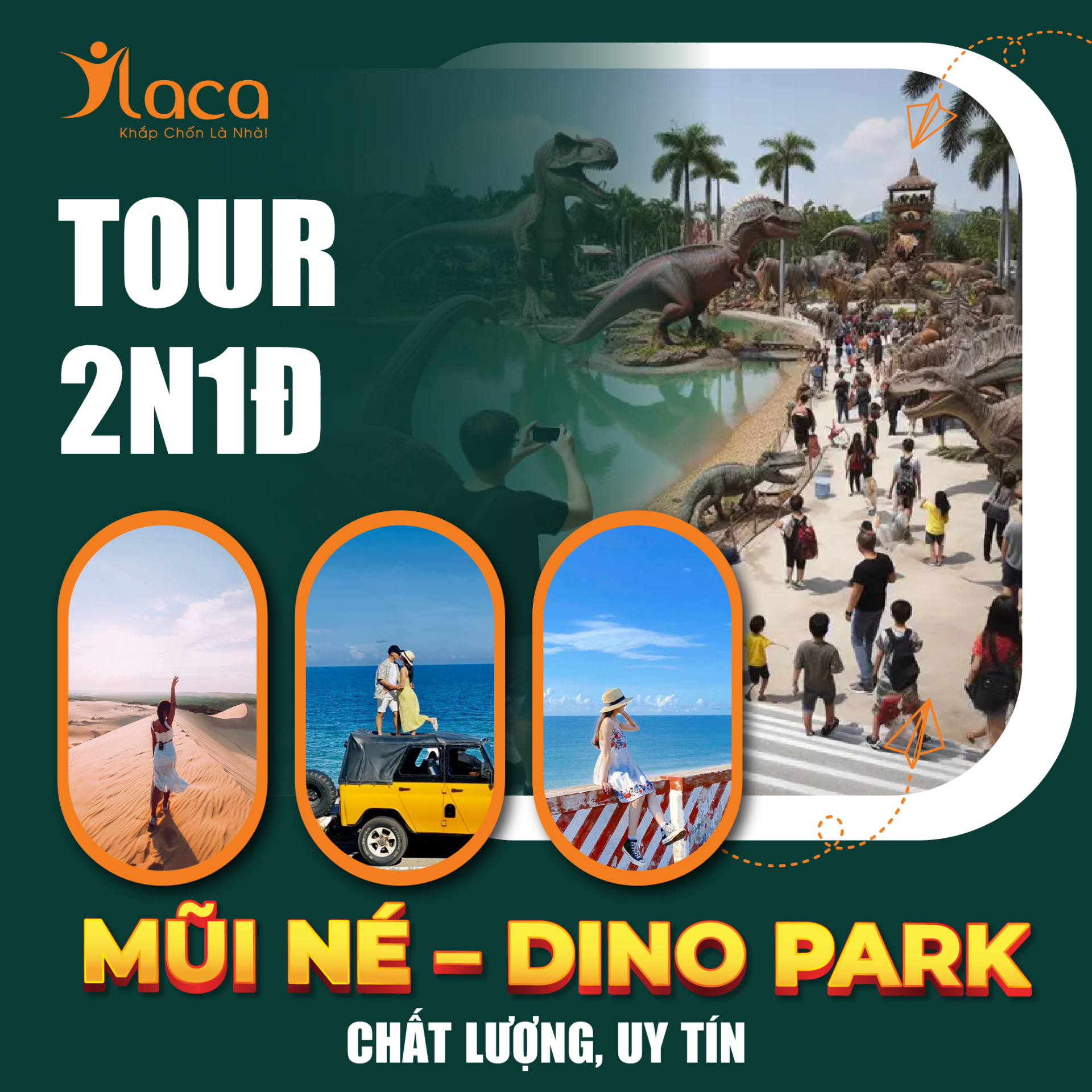 Tour Mũi Né – Dino Park 2 ngày 1 đêm chất lượng, uy tín