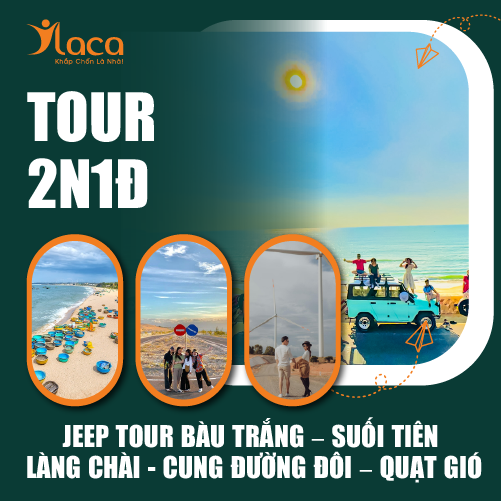 Jeep Tour Bàu Trắng – Suối Tiên – Làng Chài – Cung Đường Đôi – Quạt Gió