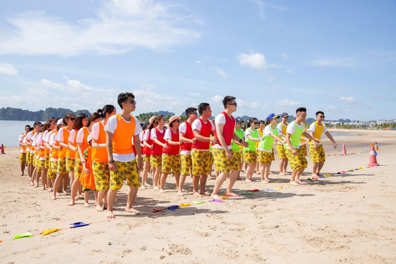 Teambuilding với nhiều trò chơi thú vị 