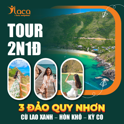 Tour 3 đảo Quy Nhơn 2 ngày 1 đêm: Cù Lao Xanh – Hòn Khô – Kỳ Co