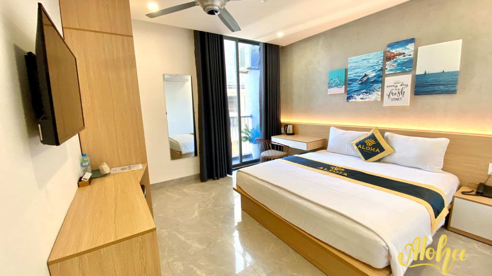 Hệ thông phòng nghỉ tại Aloha Hotel Vũng Tàu