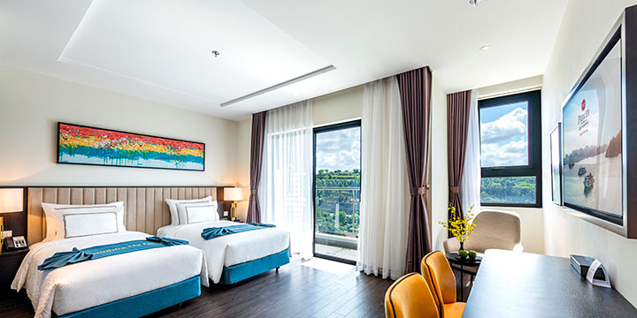 Hệ thống phòng nghỉ tại Khách sạn Best Western Premier Sapphire Hạ Long