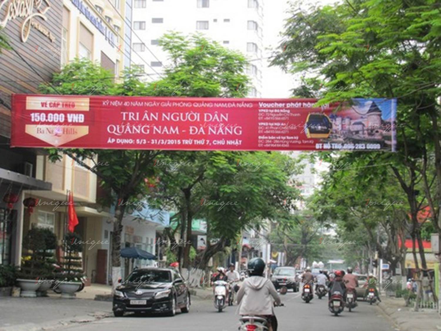 Kích thước băng rôn treo ngang