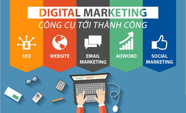 Một số công cụ digital marketing phổ biến