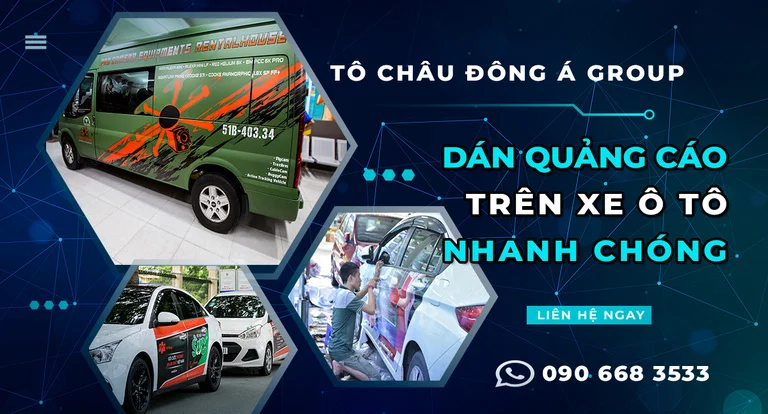 Quảng cáo trên xe của doanh nghiệp bạn.