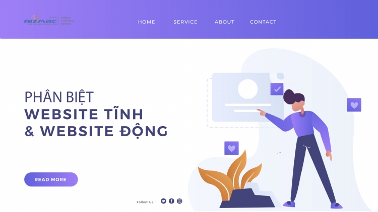 Thiết kế website tĩnh