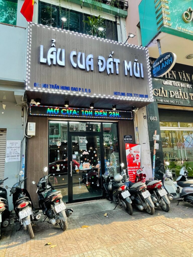 Chuỗi Lẩu Cua Đất Mũi tại Sài Gòn