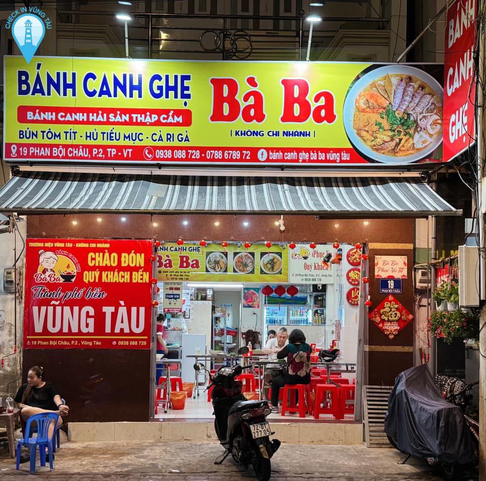 Bánh canh ghẹ Bà Ba Vũng Tàu 